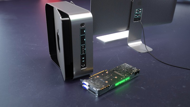 Видеокарта в Mac Pro фото
