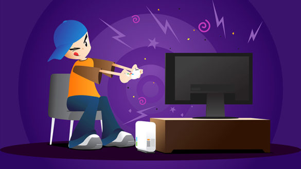 Компьютерные игры иллюстрация
