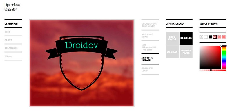 Hipster Logo Generator