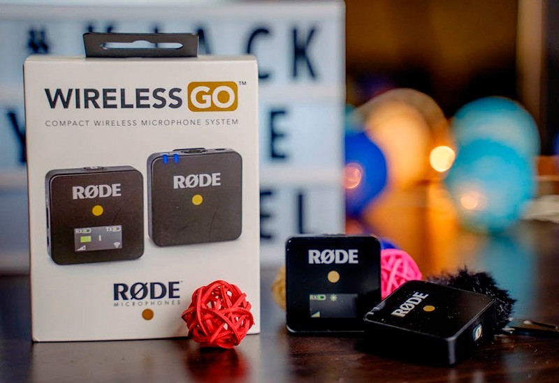 Rode Wireless GO на столе
