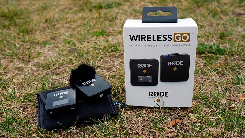 Rode Wireless GO на улице