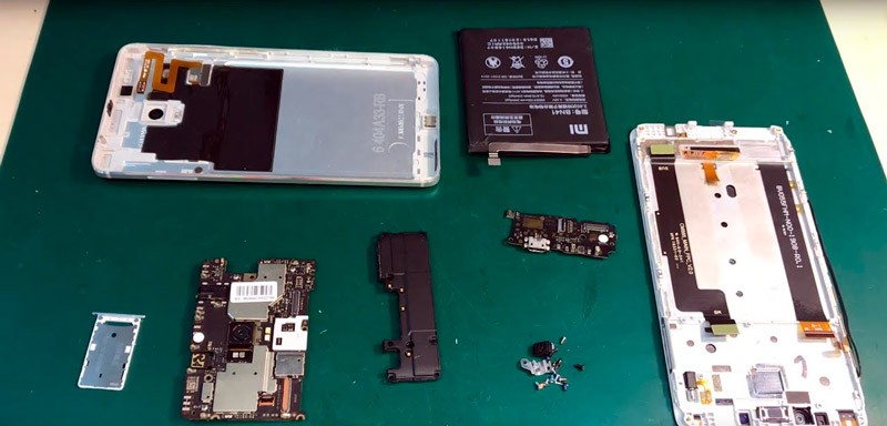 разбор телефона Xiaomi