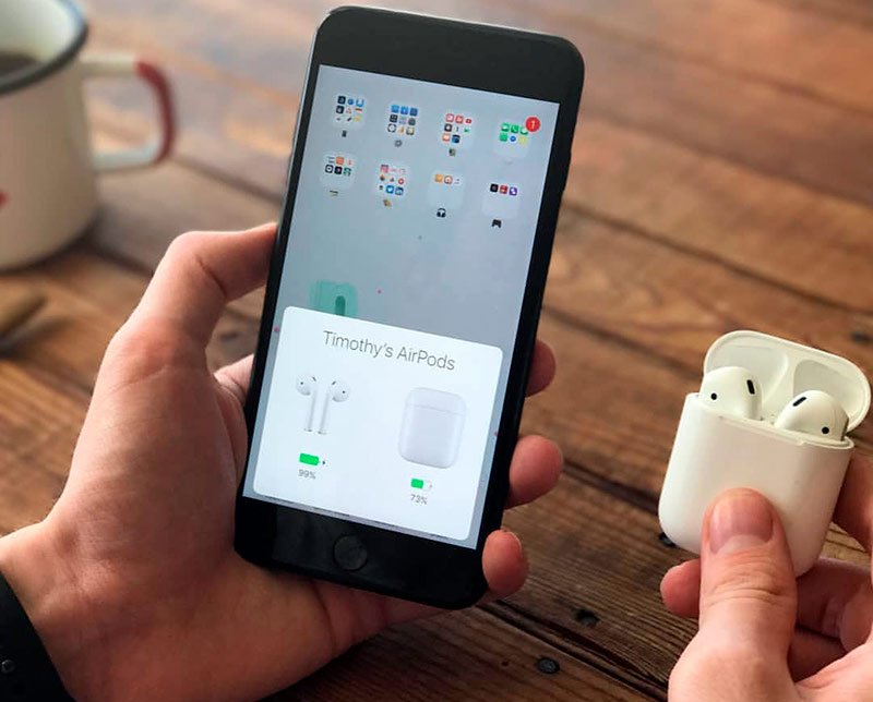 AirPods сопряжение