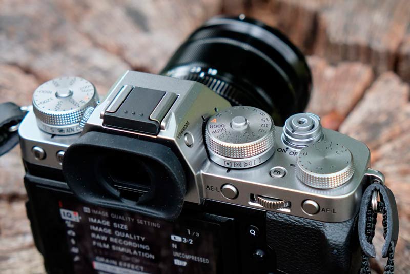 Вид сверху Fujifilm X-T3