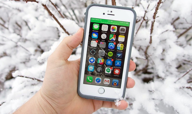 Iphone на холоде