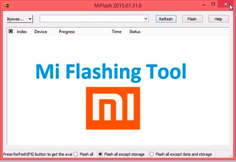 программа MiFlash