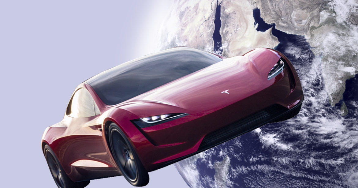 Roadster Tesla фото