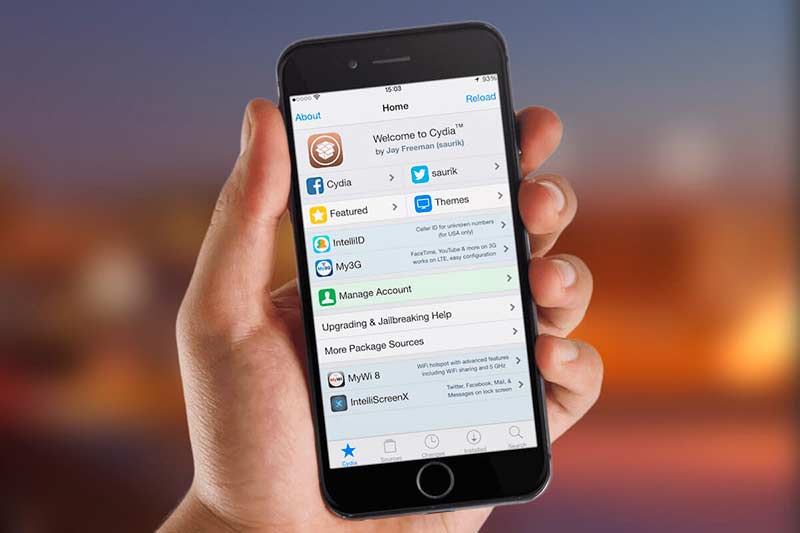 Приложение Cydia