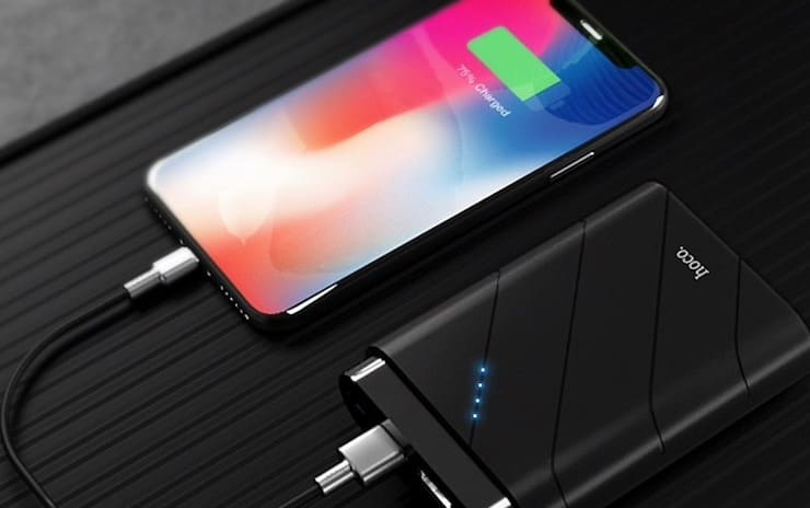 iPhone заряжается от PowerBank