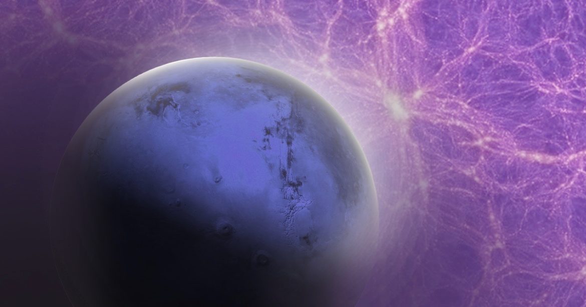 Космическая паутина иллюстрация