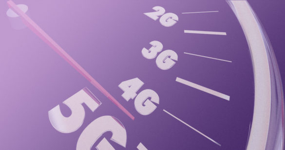 Сети 4G и 5G иллюстрация