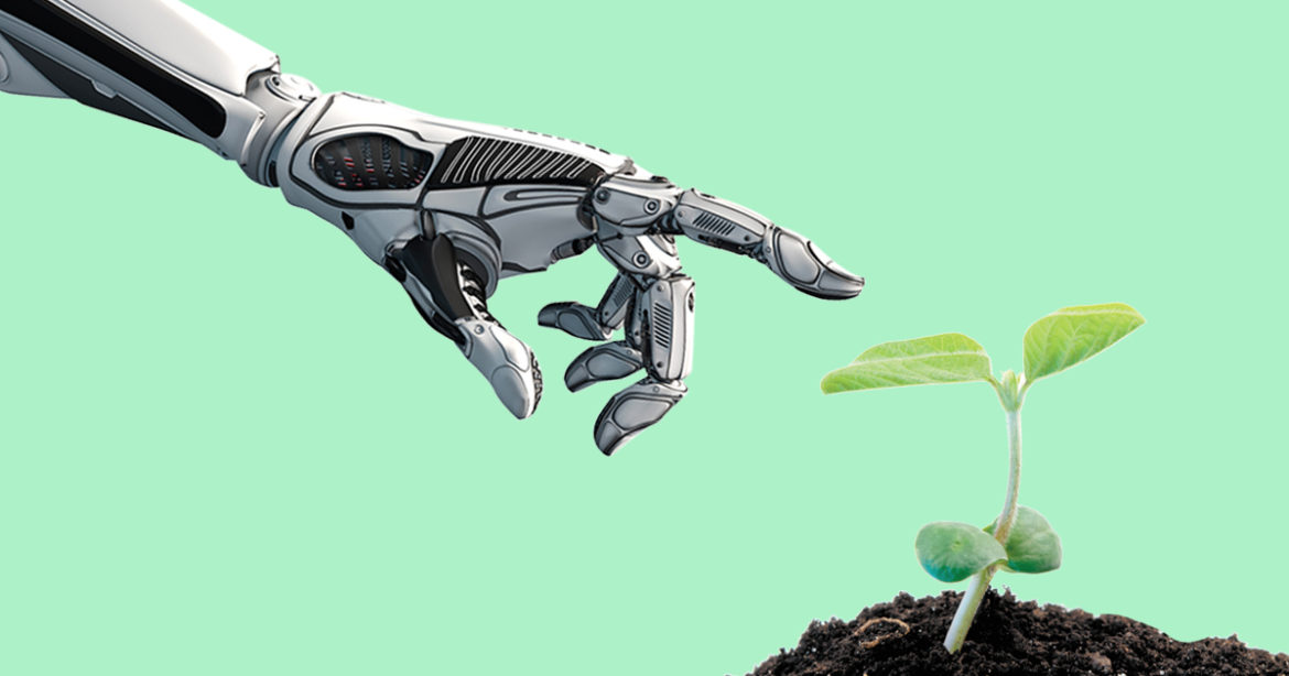 Влияние ИИ на экологию иллюстрация