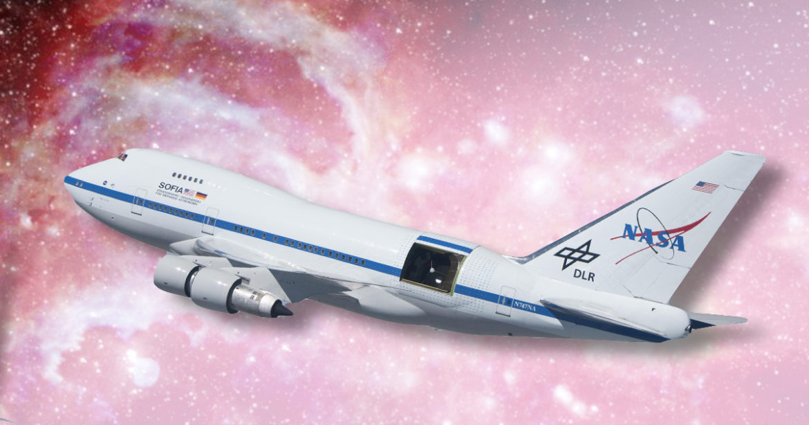 Телескоп SOFIA иллюстрация