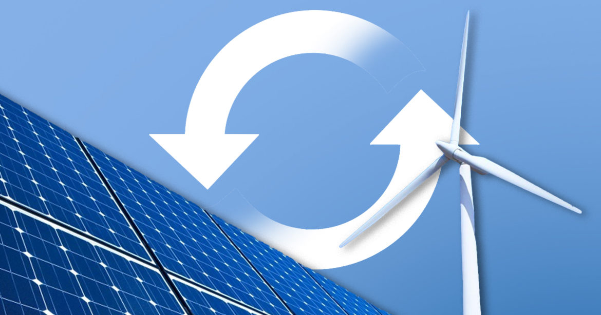 Альтернативные источники энергии иллюстрация