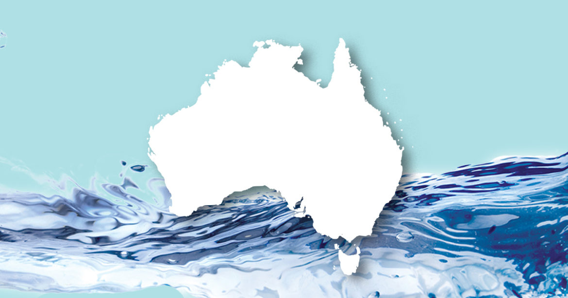 Дожди в Австралии иллюстрация