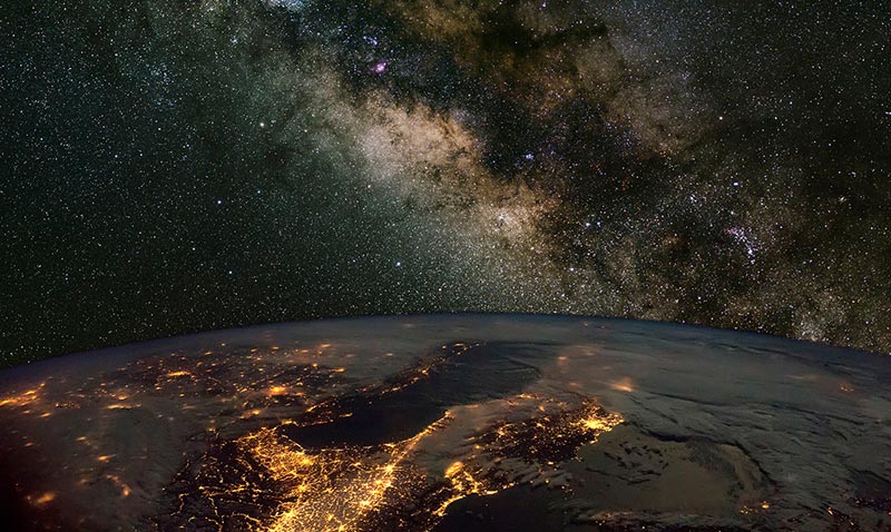 Начало космоса от земли фото
