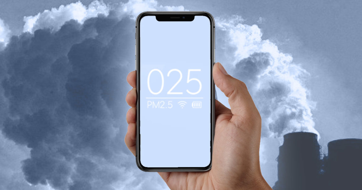 Ученые разработали датчик, благодаря которому телефоны смогут замерять загрязнение воздуха